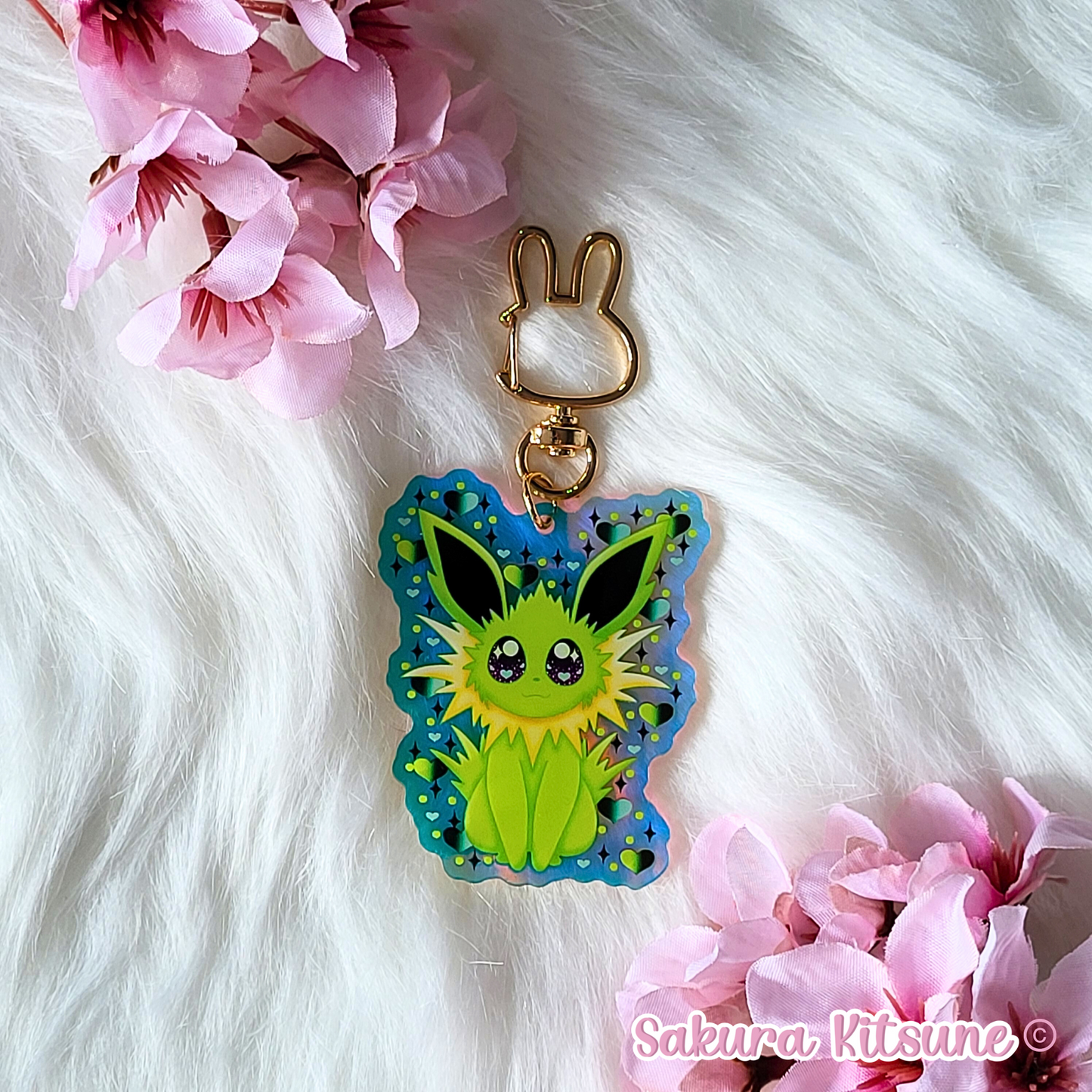 Electric Fox Acrylic Keychain