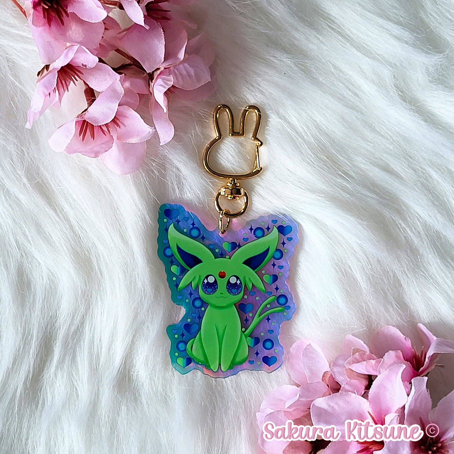 Psychic Fox Acrylic Keychain