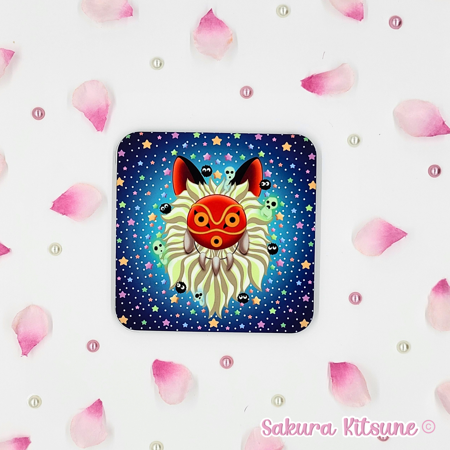 Wolf Princess Mask Coaster