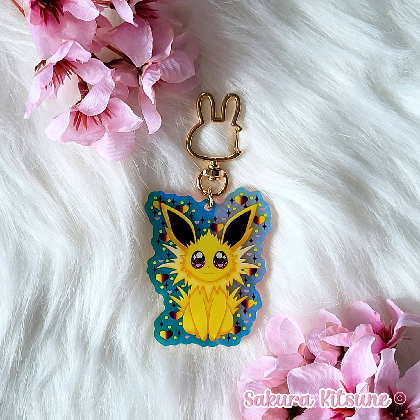 Electric Fox Acrylic Keychain