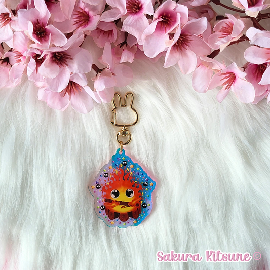 Fire Spirit Acrylic Keychain