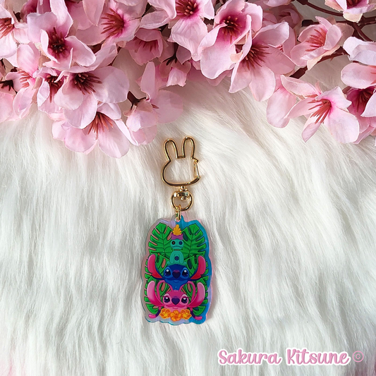 Cute Creature Friends Acrylic Keychain