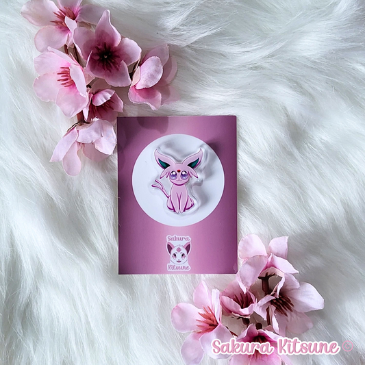 Psychic Fox Acrylic Pin