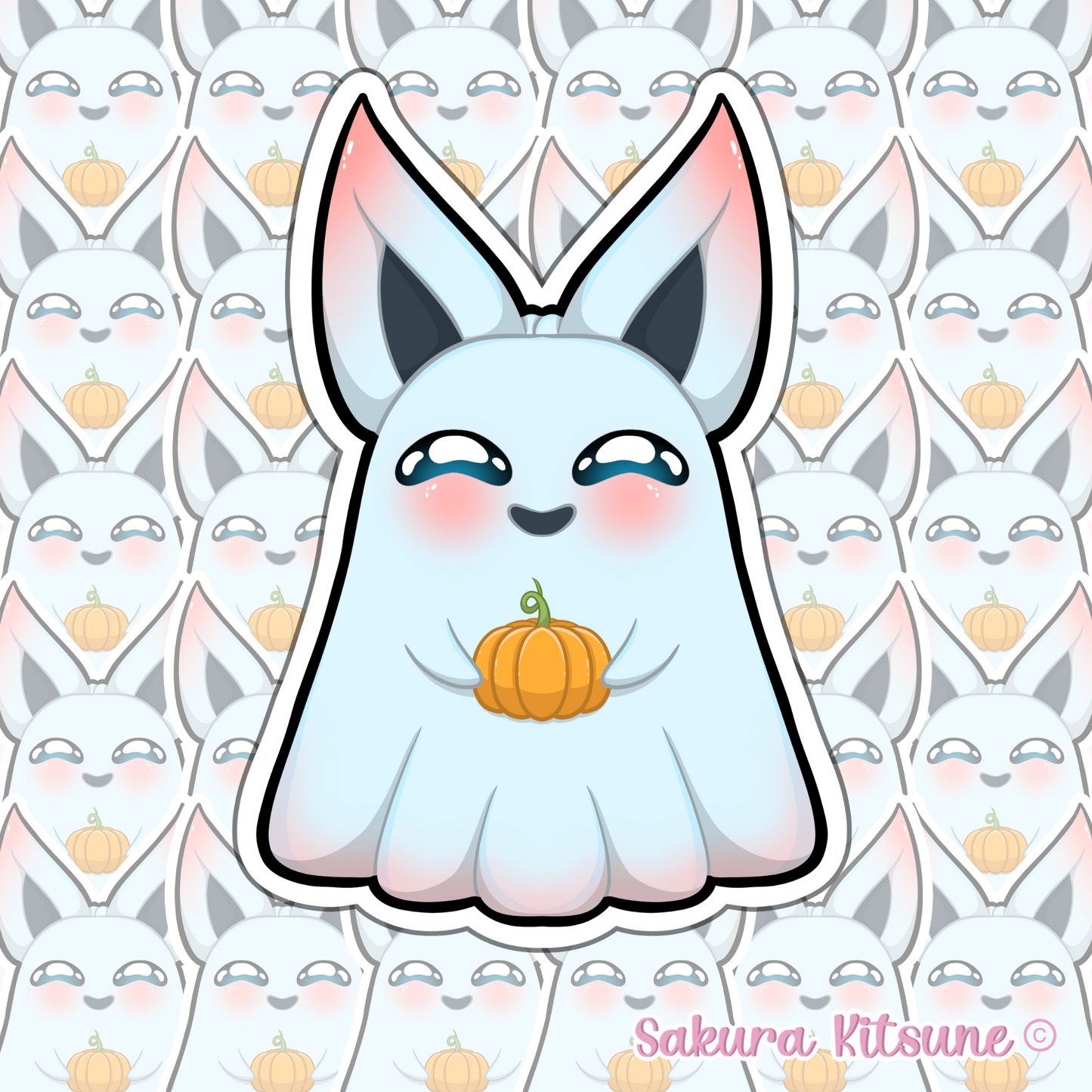 Cute Ghosty Vinyl Sticker