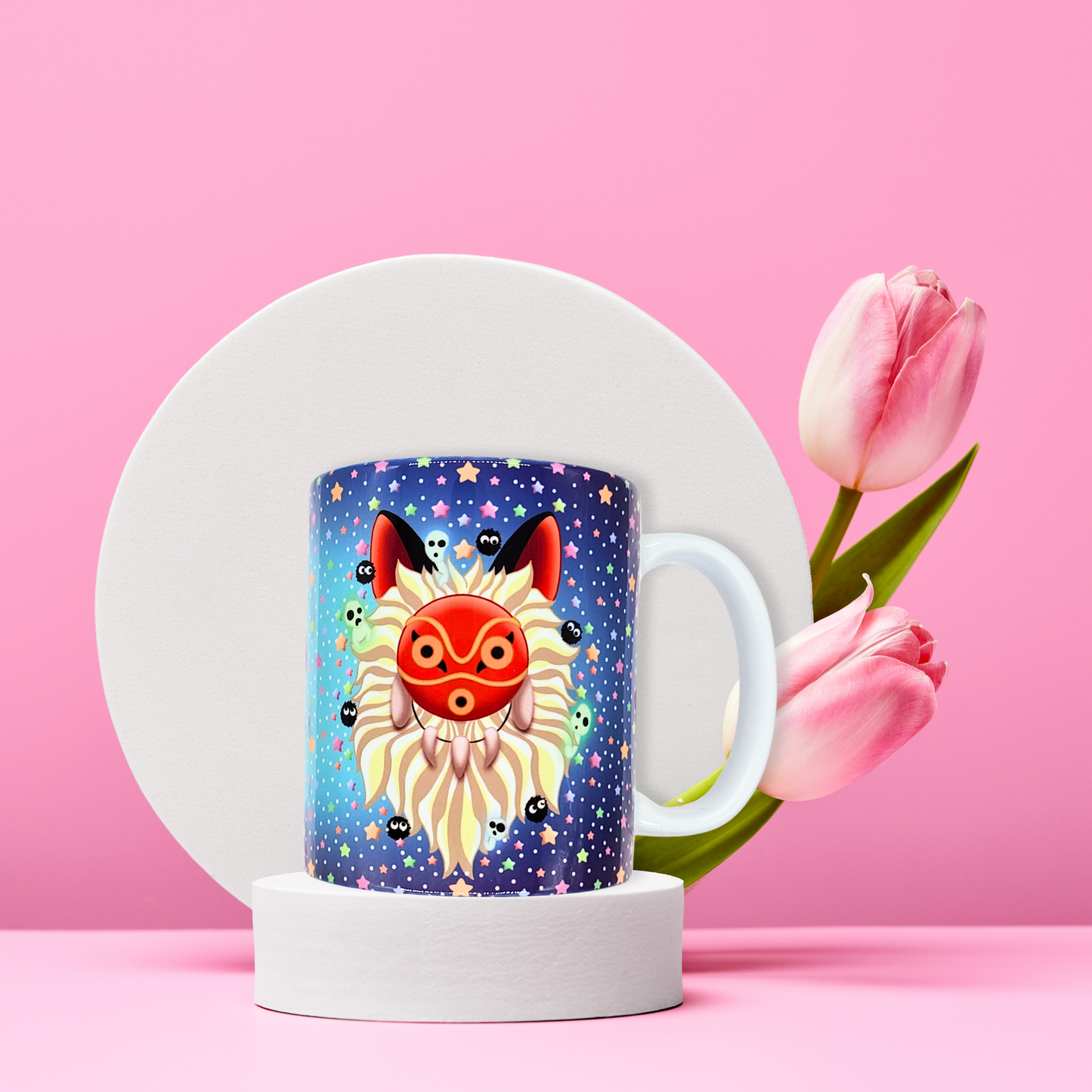 Wolf Princess Mask 11oz Ceramic Mug