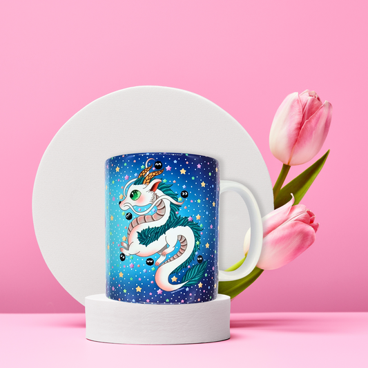 White Dragon 11oz Ceramic Mug