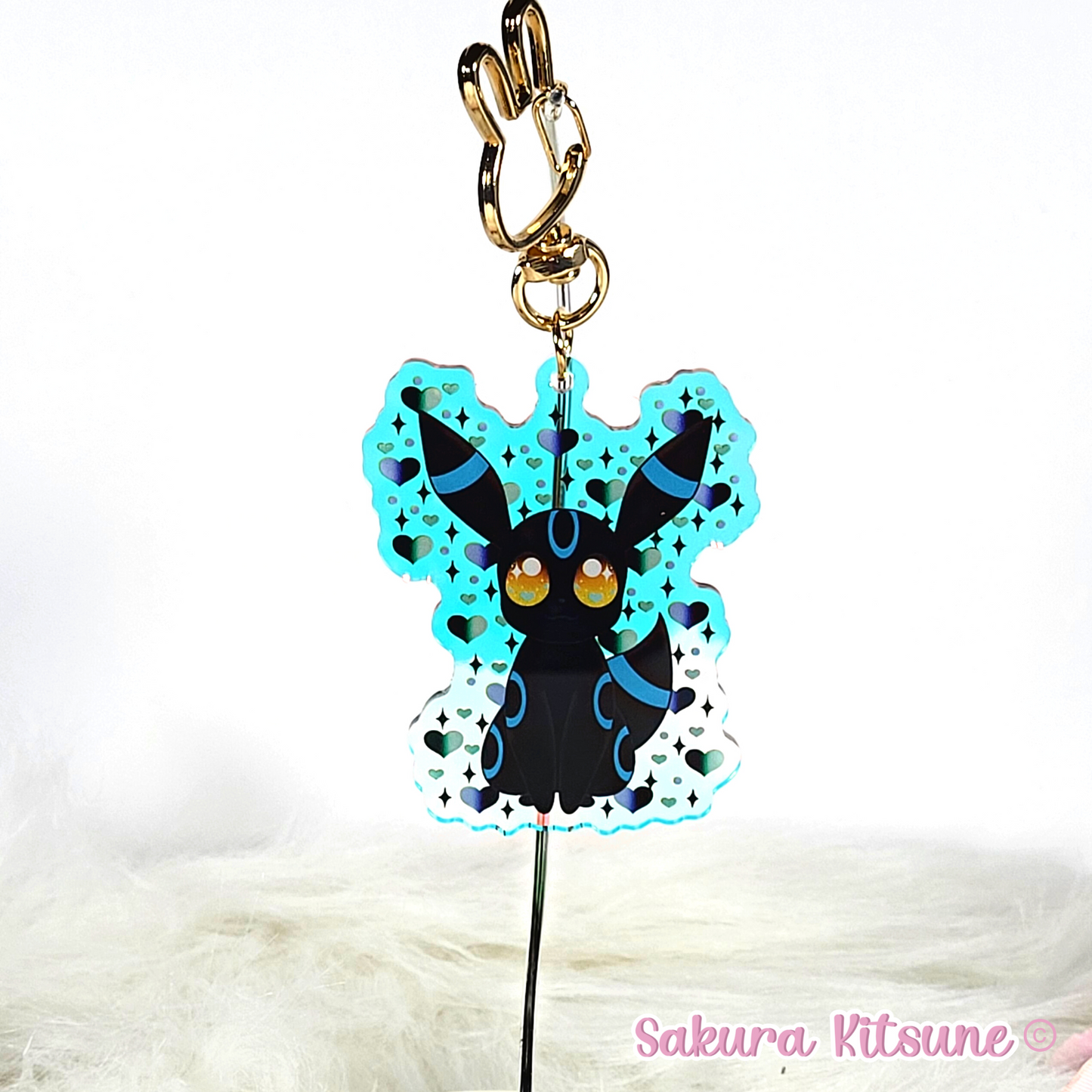 Dark Fox Acrylic Keychain